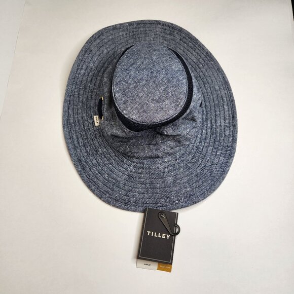 Tilley TMH55 Airflow Mashup Hat 75/8 XL Navy - Picture 1 of 6